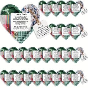 Colorful Heart-Shaped Prayer mini pillow